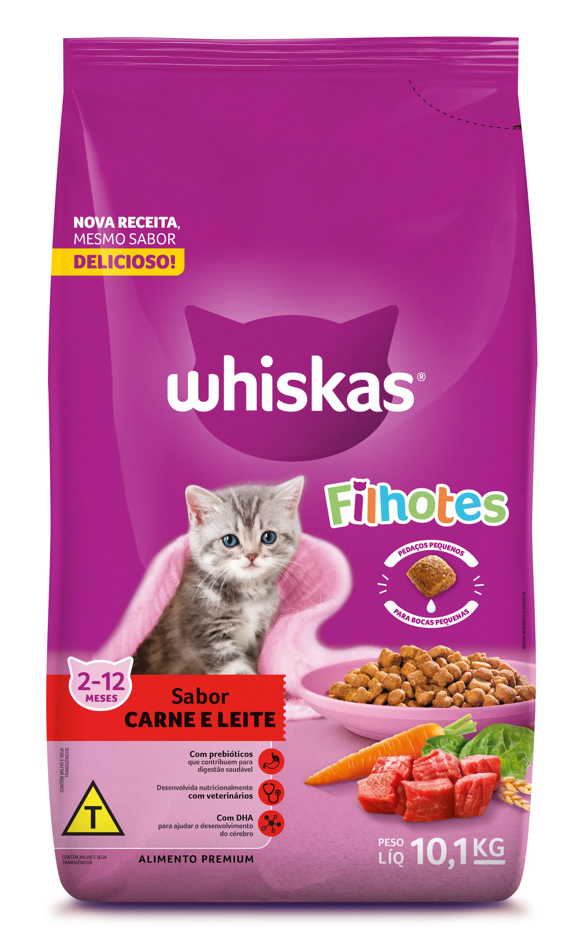 Ração Whiskas Filhote Gato 10kg