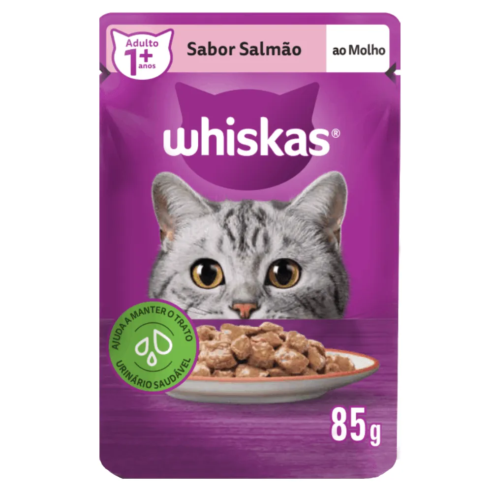 Sache Whiskas Salmão 85g